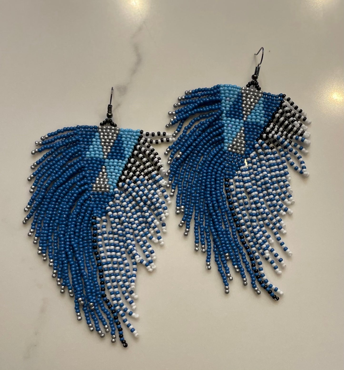 SEED BEAD EARRINGS: QC